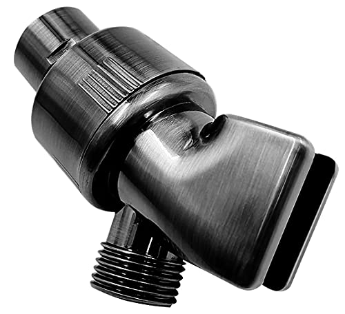 Shower Arm Holder for Handheld Shower Head, Adjustable Mount Bracket, Shower arm Adapter with Swivel Ball, 1/2-Inch, Chrome, Color3 - color: Color 3