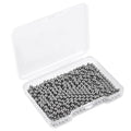 500PCS G25 Precision Chrome Steel Bearing Balls - 3mm Hardened Solid Balls for Bearings, DIY Projects, and Industrial Applications - Mirror Polished, High Hardness & Wear Resistant - size: 500 Pcs - 3mm, style: Stainless Steel