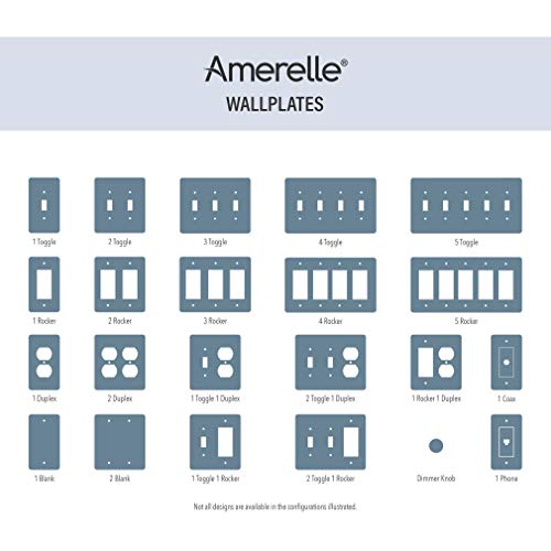 Amerelle 4025D Carson Wallplate, 1 Duplex, Wood, Light Oak, 1-Pack - size: 1 Duplex