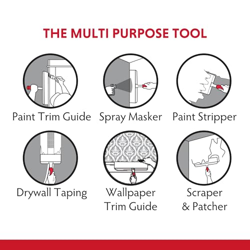 20" Do-All Scraper | Advance Equipment MFG Co. | Multi-Use Scraper with 4" Beveled Tempered Steel Blade – Built for Drywall, Paint, Spray Shield | Model DA-20 | USA Made, 100+ Years Family Owned - color: 20 Inch