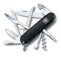 Victorinox Huntsman Swiss Army, 15 Function Pocket Knife, Black - color: Black, style: Single Knife