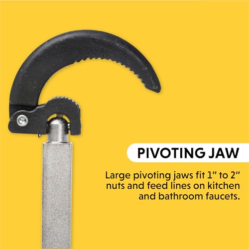 General Tools Telescoping Basin Wrench Large Jaw #140XL, Extends from 11 to 16-Inches, Fits 1 to 2 Inch - style: 1" - 2" Capacity
