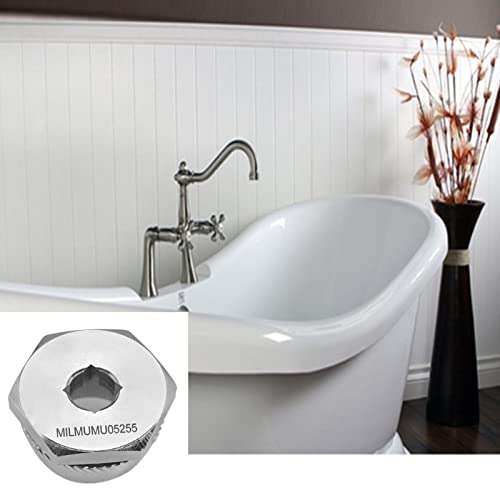 MILMUMU Compatible with Tub Drain Extractor-Removes Stubborn Tub Drains. - color: Chrome