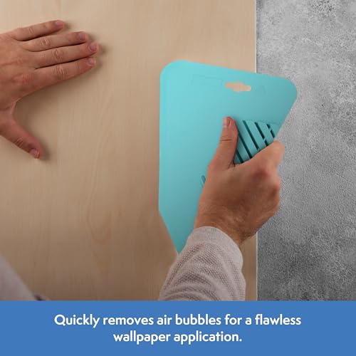 Axus Decor Wallpaper Smoother - Flexible Wallpaper Smoothing Tool - Anti-Slip Grip, Smooth & Refined Edges - Ideal Tool for Professional Decorator and DIY Enthusiastic