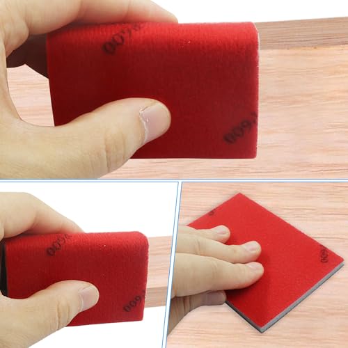 20 PCS Ultra Fine 600 Grit Sanding Sponge - size: 600 Grit