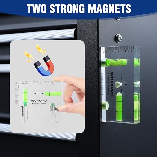 WORKPRO 3-3/4 Inch Mini Magnetic Pocket Level Tool - size: 3-3/4 Inch