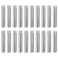 uxcell 4x28mm 304 Stainless Steel Dowel Pins, 50Pcs Knurled Head Flat Chamfered End Dowel Pin, Wood Bunk Bed Shelf Pegs Support Shelves Fasten Elements - size: 4x28mm