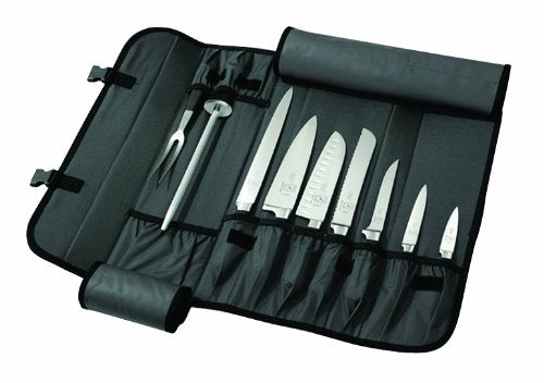 Mercer Culinary 10-Pocket Knife Case , Black - style: 10-pocket Knife Case