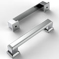 Amerdeco 10 Pack Polished Chrome Cabinet Pulls 3 Inch(76mm) Hole Center Cabinet Hardware Kitchen Cabinet Handles for Bathroom Drawer Pulls Dresser Pulls ZH0001 | Cabient Hardware Kitchen Cabinet Handles for Bathroom Drawer Pulls Dresser Pulls ZH0001 - col