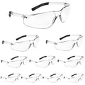 Salfboy 10pack Clear Safety Glasses Ansi Z87.1 Eye Protection Glasses - color: 118-10 Clear