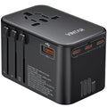VINTAR Universal Travel Adapter 100W GaN, International Power Adapter - color: Black-100W