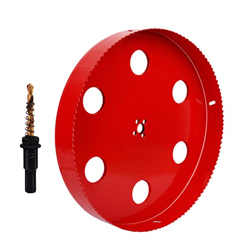 200mm / 7-7/8 inch HSS Bi-Metal Hole Saw Hole Drilling Cutter for Wood - size: 200mm / 7.87 inch