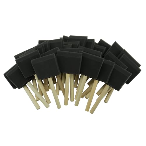Poly Foam Brushes 3inch 36pcs, High Density Foam Paint Brush for Painting, Staining, Paint Sponges - size: 3inch 36pcs
