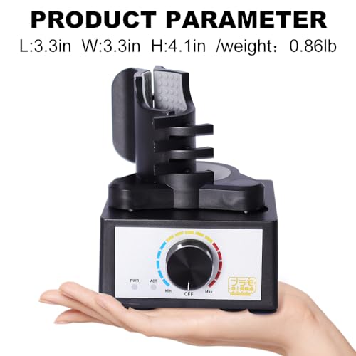 Mini Vortex Mixer, DIY/Gundam Model Paint Shaker, Hands-Free, 300~2400rpm, Three-Stage Speed Mix, Suitable 10-100ml Shaker, for Paint, Nail Polish, Lab, Paints Acrylic, Eyelash Adhesives