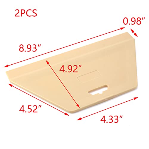 T Tulead Wallpaper Smoother Tool Plastic Wallpaper Scraper 2PCS