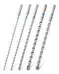 toolant SDS Plus Rotary Hammer Drill Bits Assorted Set 5pcs(3/16"-5/8") 12inch,Carbide Tipped 2-Cutter for Concrete,Masonry and Brick - size: 5PCS(3/16"-5/8")(12")