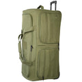 US Army ROMEO 36-inch Extra-Large Tactical Duffel Bag with Wheels | Heavy Duty Material, Molle Webbing, Water Resistant Military Rolling Bag for Travel, Deployment, Camping - Tactical Green - color: Tactical Green, size: 36-inch XL