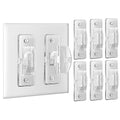 Clear Child Proof Light Switch Cover Guard - 6 Pack - size: 6 Pack