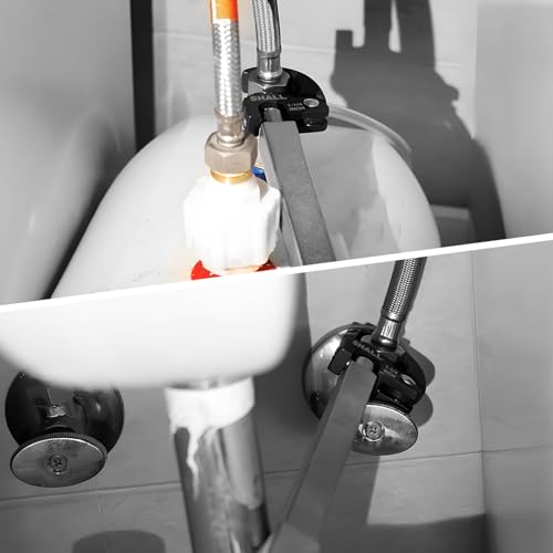 SHALL Telescoping Basin Wrench for Under-Sink Plumbing & Faucet Repair - size: 10-inch to 17-inch
