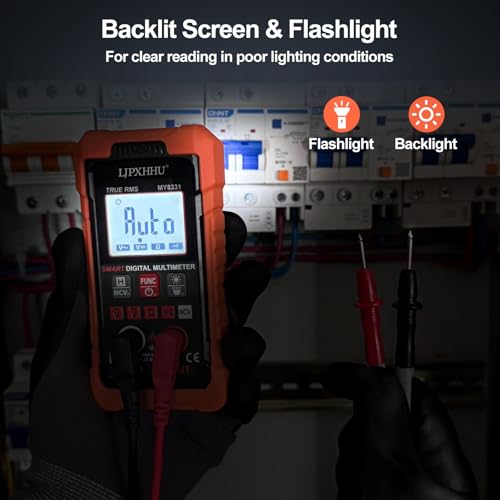 Digital Multimeter Volt Meter TRMS 4000 Counts Auto-Range NCV Tester