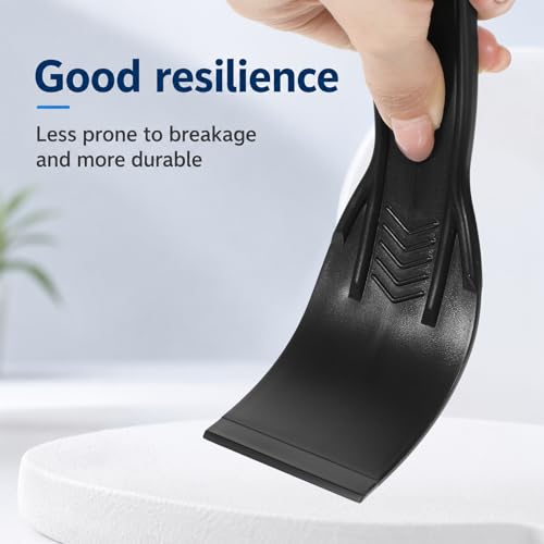 40 Pcs Plastic Putty Knife Bulk, 2 Inch Flexible Paint Scraper Tool Black Flexible Putty Knife Scraper for Repairing Walls, Caulking, Plastering, Removing Wallpaper, Repairing Drywall (7.1"x2")