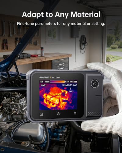FNIRSI TDM-120P 2-in-1 Thermal Imaging Multimeter, 120x90 IR, -4°F–752°F - color: Thermal Imager + Multimeter