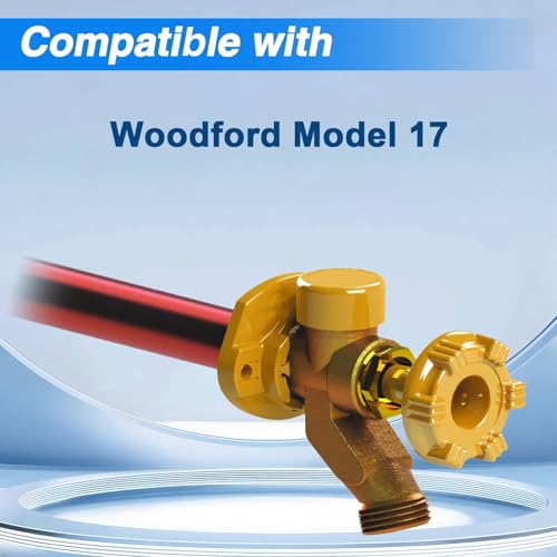 4 Pack Outdoor Faucet Vacuum Breaker Float Kit Compatible with Woodford Model 17 Replace# RK-17VB, Anti-Siphon Wall Faucet Repair, Wall Hydrant Vacuum Brake Valve Replacement Kit - size: RK-17VB