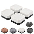 EclatBain Adjustable Bed Risers 1.5 Inch, 4000 lbs, 4 Pack White - color: Square-4 Pack-white, size: 1 Layer(1.5inch)