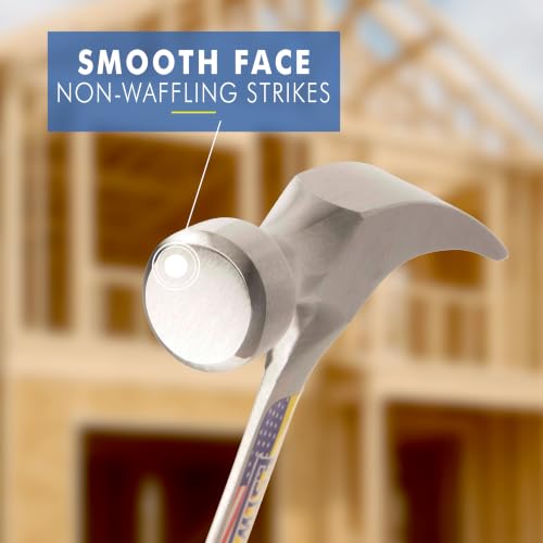 ESTWING Rip Hammer, 20oz Smooth Face, Leather Grip, E20S - size: 20 oz (Ounces)
