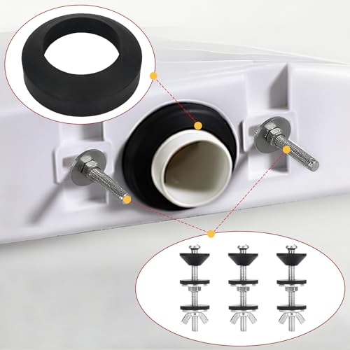 Toilet Flush Valve Replacement Set for Mansfield 211,160 Series