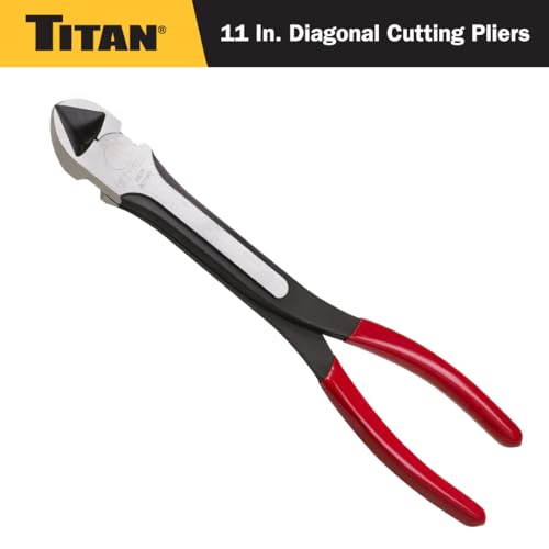 Titan 60780 11-Inch Diagonal Cutting Pliers - size: 11-Inch