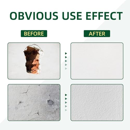 500g Wall Putty Hole Repair, Safe Wall Mending Agent with Nozzle - size: 2Pcs_500g