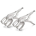 9" Locking Pliers Set, U-Shaped Welding Clamps, 2 Pack