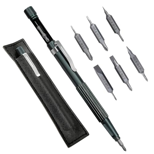 Precision Magnetic Screwdriver Set, 13-in-1 Pen-Style Mini Kit.
