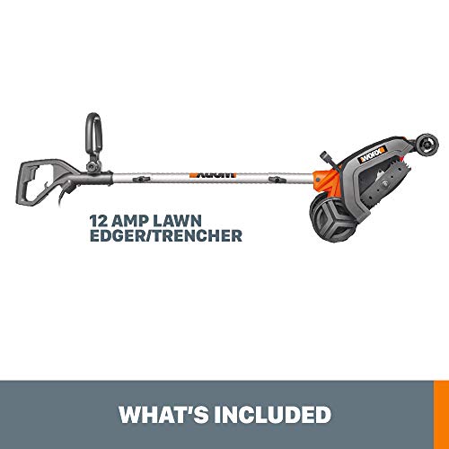 WORX Electric Lawn Edger, 12 Amp 7.5" Trencher for Lawn Landscaping, WG896