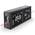 CIGMAN Dual Laser Distance Meter 393ft/120M Bilateral Laser Measurement Tool Rechargeable Laser Measure with M/in/Ft Multiple Units Multifunctional Laser Measure(Laser Level is Class II,Output<1mW) - color: CD-60 1