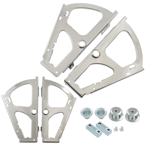 Bivethoi 4 Pcs Shoes Drawer Cabinet Hinges, 1 Layers, Silver - size: 1 Layer(Silver)