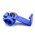 100PCS Solderless Quick Splice Wire Connectors, 18-14 AWG Lock Snap Electrical Wire Connector(Blue) - style: 18-14 AWG Blue 100