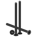 METALLIXITY M3-0.5x40mm Phillips Flat Head Bolts 304 Black 50Pcs - color: Black, size: M3-0.5x40mm
