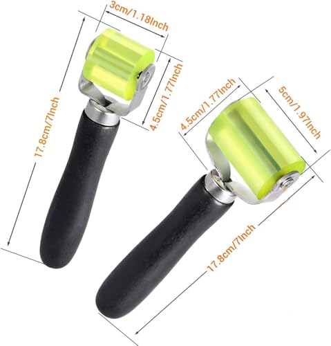 2 Size Car Sound Deadening Roller, Seam Roller for Noise Insulation, Heat Abatement Mat, Car Audio & Wallpaper Installation