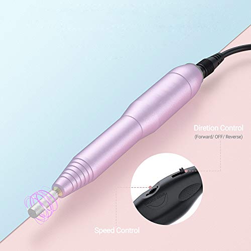 Electric Nail Drill Power Cord, Replacement USB Charger Power Cord Compatible with AIRSEE/ OVX/ Alles/ AUTENPOO/ COSITTE/ MelodySusie/ KITCCI Portable Electric Nail Drill