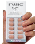 BTArtbox Press on Nails, Short French Tip Square Nails, 32Pcs Full Kit - color: A8-Ice Thread