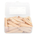 50Pcs Pocket Hole Plugs, 3/8 Inch Pine Wood Screw Hole Plugs