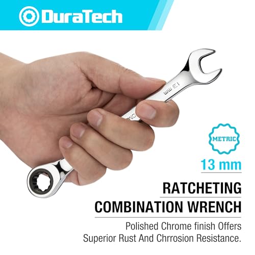 DURATECH 13mm Ratcheting Combination Wrench, Metric - size: 13.0mm