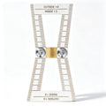 Precision Stainless Steel Dovetail Marking Fixture with Bevel for Joinery