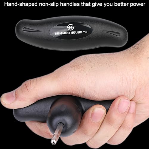 SummerHouse 40lbf Torque Golf Wrench for Driver Clubs and Fairway Hybrids Adapter Sleeve and Head Weight Adjustment - color: T25