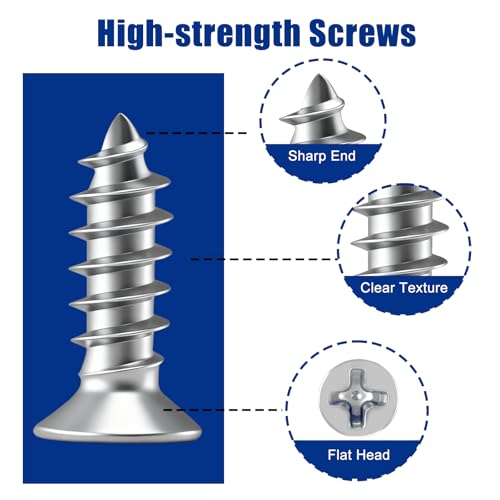 24PCS L Bracket Corner Brace, Stainless Steel L Brackets for Shelves, Metal Corner Bracket, Small Right Angle Brackets for Wood Furniture Chair Drawer Cabinet with 48PCS Screws (0.79 x 0.79 inch)