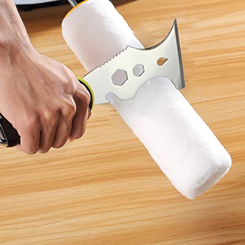 Multi-Painter's Stainless Steel Tool Spealloy Paint Scraper, Taping knife,3 in. Putty knife 15-in-1 Paint Scraper Hammer Head Soft Grip Handle Fixed Multi-Tool for Wood, Wallpaper Grout - size: 3"