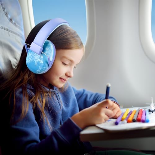 ProCase Kids Noise Cancelling Headphones Ear Hearing Protection, Snowflake - color: Snowflake
