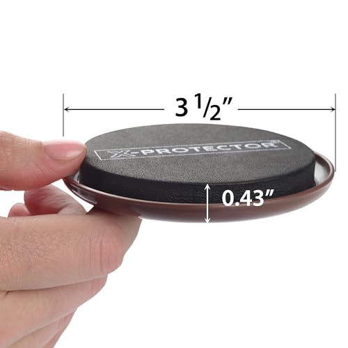 Furniture Sliders for Carpet X-PROTECTOR - 8 PCS 3 1/2" Moving Pads - size: 8 PCS 3.5", For Carpet
